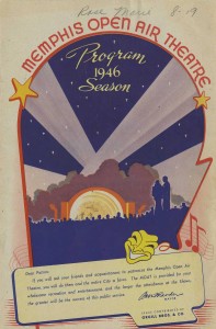 Memphis Open Air Theatre program from the 1940s