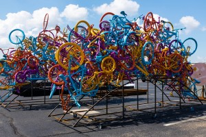 Bike Gate sculpture