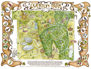Overton Park map by Iryna Kurylo