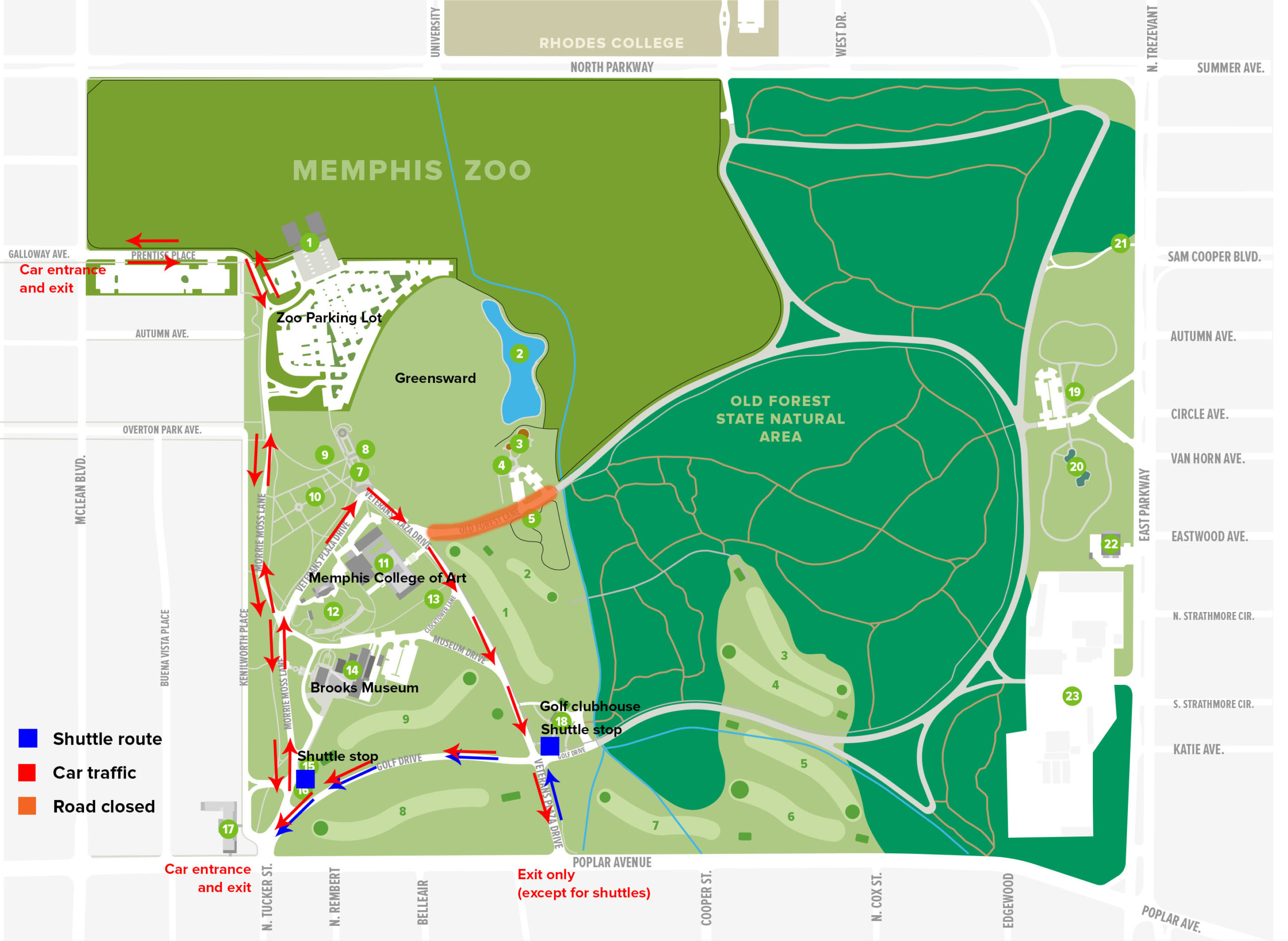 Overtonpark Map Updated
