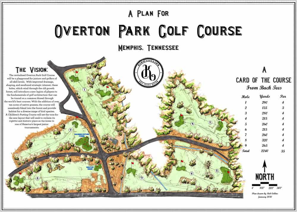 Plan for golf course renovation