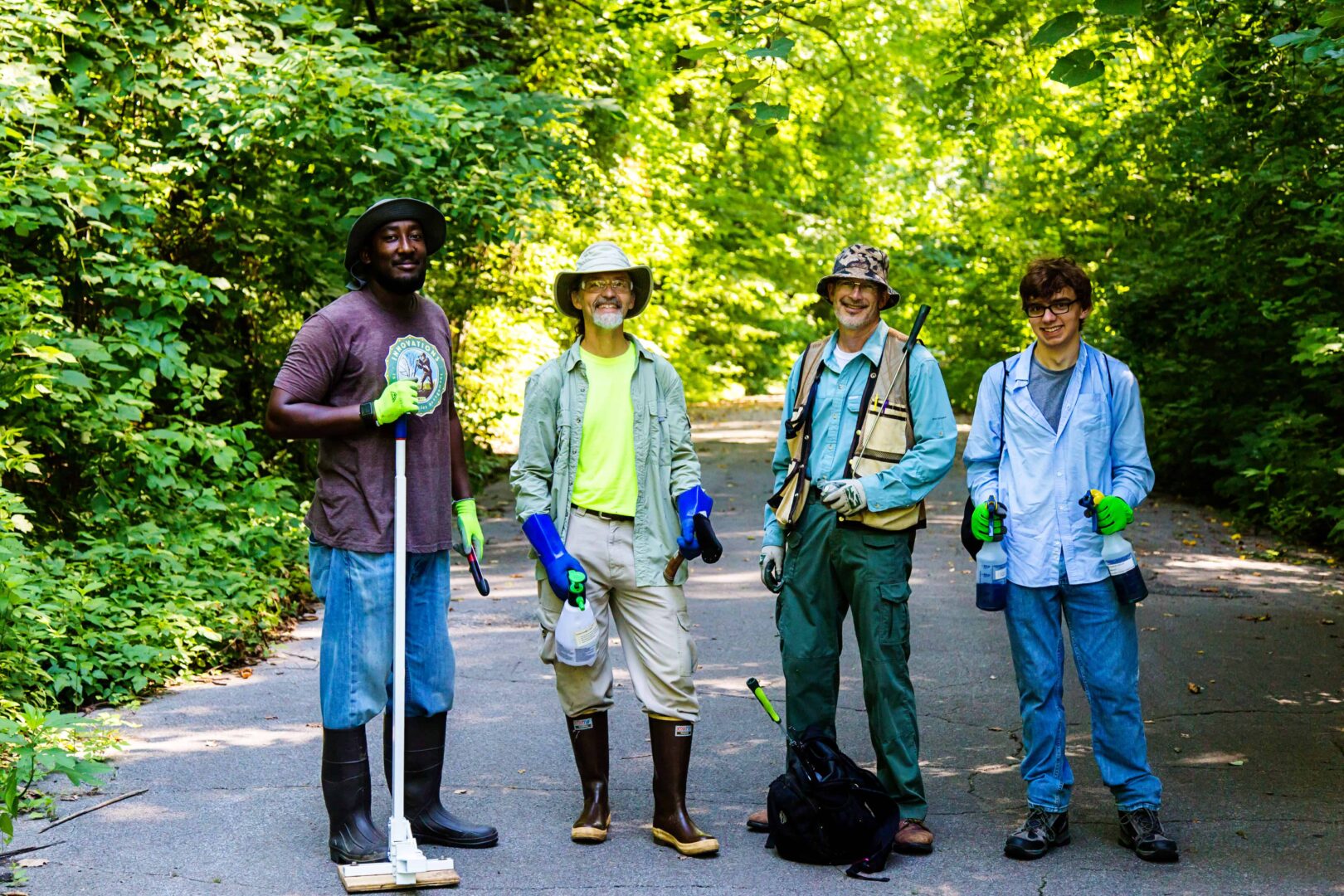 Invasive Species Pull at Overton Park Conservancy | 2 Invasive Avengers